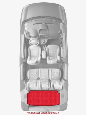 ЭВА коврики «Queen Lux» багажник для Ford Galaxy (Mk III)